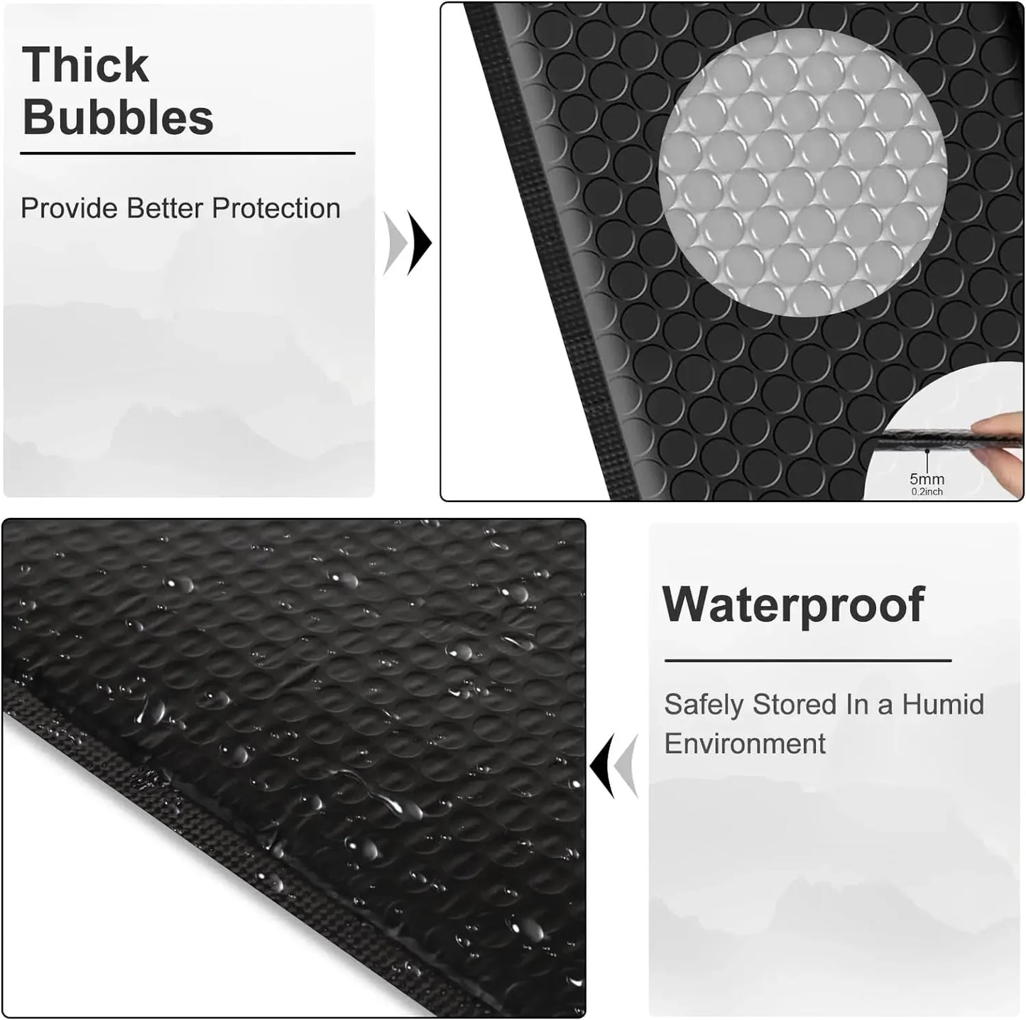 Shockproof Bubble Mailers Self Seal Poly Padded Envelopes Multiple