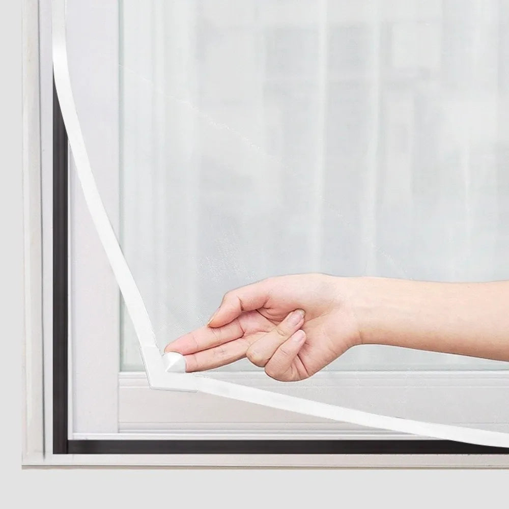 Magnetic Window Screen Mesh – DIY Insect Proof Cuttable Curtain