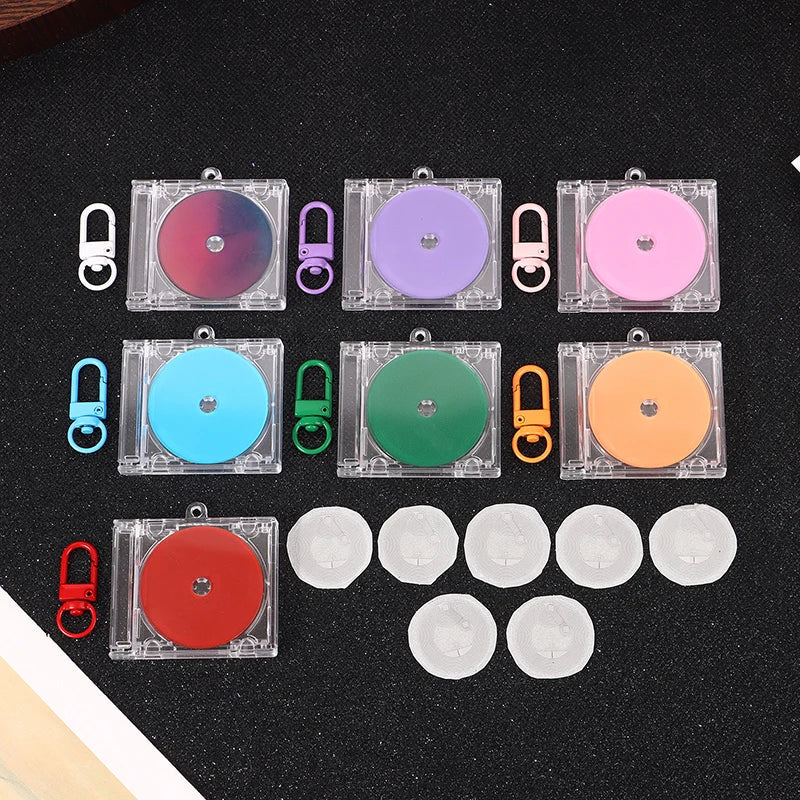 DIY Mini CD Case Keychain Pendant | Blank Album Cover Charm