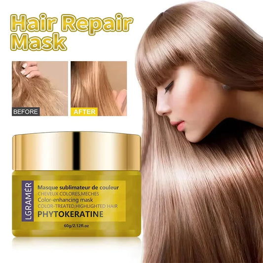 Hair Repairs Hair Mask Collagen Softing Smoothing Treatment Hairs Conditioner Hair Essential Oil Nourishing for Dry Damaged Peaceful Pleasures Health and Wellness 30g