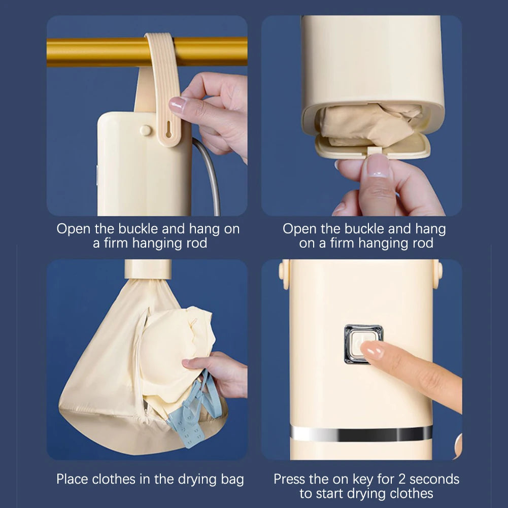 Portable Mini Foldable Electric Clothes Dryer | Apartment & Travel