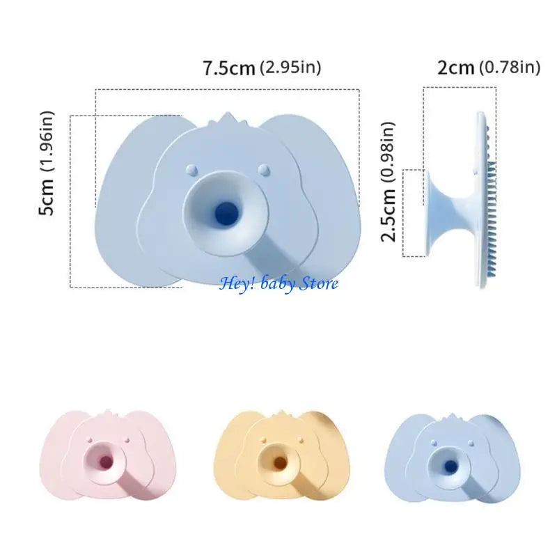 Silicone Baby Shampoo Brush | Scalp Massage Bath Tool for Infants