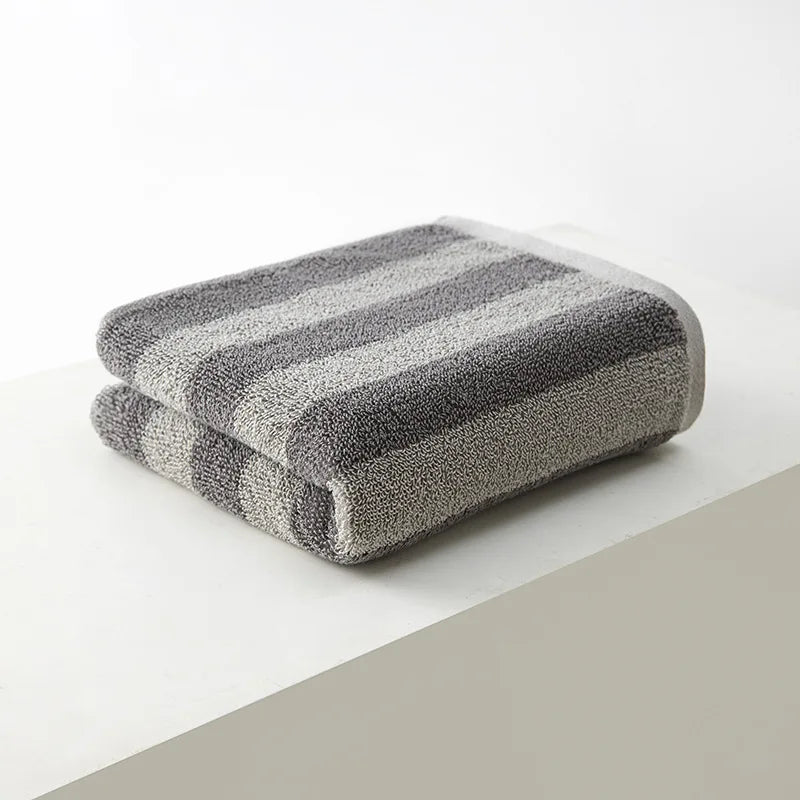 Battilo Plaid Cotton Bath Towel Set – Soft & Absorbent
