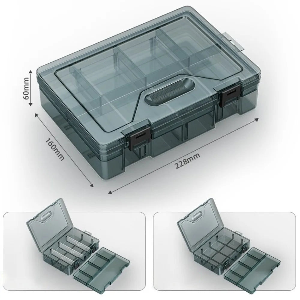 Plastic Parts Storage Box with Removable Dividers | Organizer