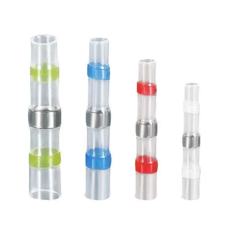 New 100Pcs Waterproof Heat Shrink Tube With Solder Insulation Wire Terminal Connector Heat Shrink Welding Ring Terminal Peaceful Pleasures Health and Wellness