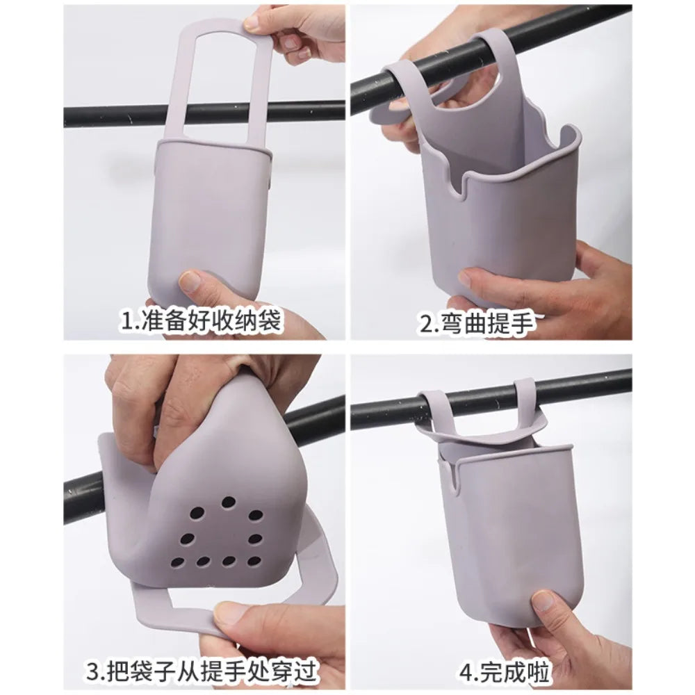 Silicone Bike Cup Holder | Portable Handlebar Storage Bag
