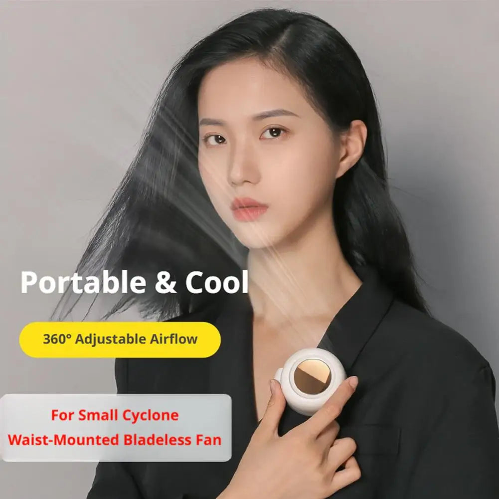 Mini Clip-On Portable Fan | 3-Speed USB Rechargeable Waist Fan