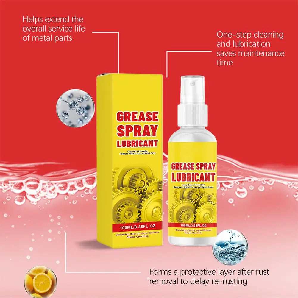 Rust Removal Lubricant Spray Multi-Purpose Multi-Purpose Rust Remover for Rust Prevention,Lubrication Car Maintenance Spray Peaceful Pleasures Health and Wellness