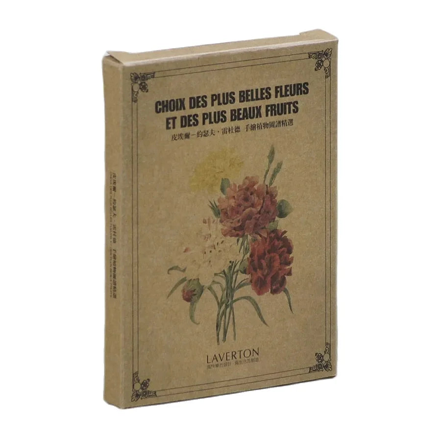 Pierre-joseph Redoute Plant Illustration Postcard Retro Kraft Paper