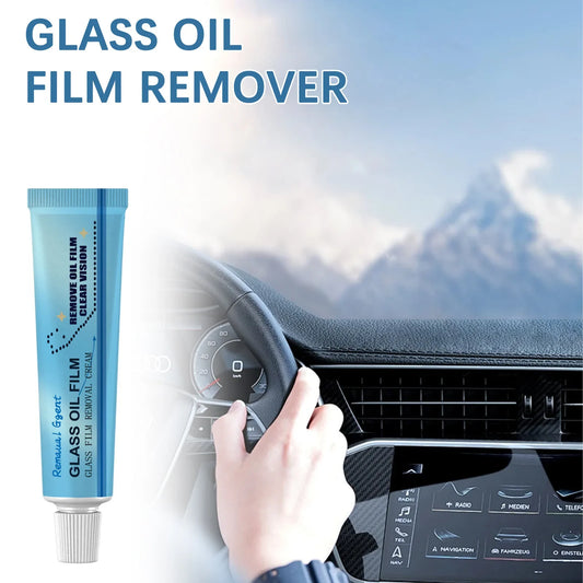 Car Glass Oil Film Remover – Streak-Free Cleaner Kit 30g Glass Oil Film Remover Oasis Select