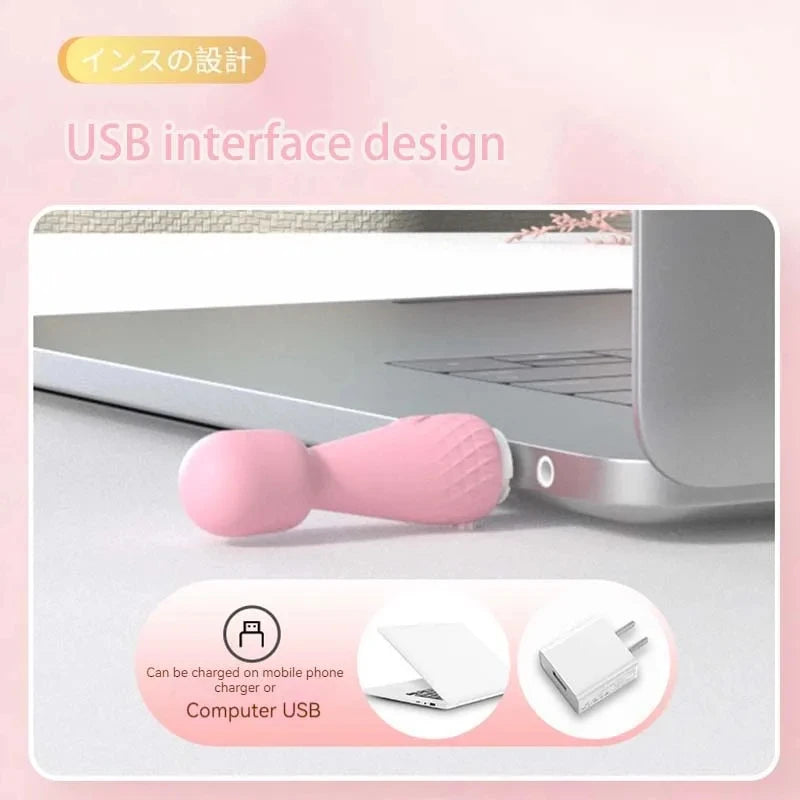 Compact Dual-Action Vibrator, Mini G-Spot & Clitoral Stimulator with Ergonomic Design & Whisper-Quiet Operation Peaceful Pleasures Health and Wellness