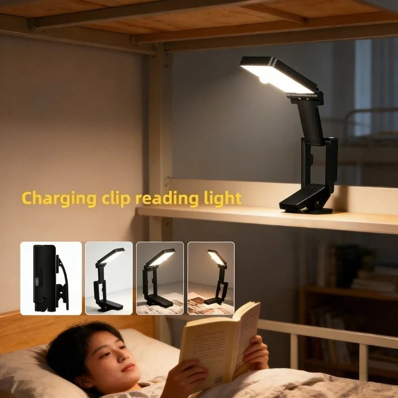 Rechargeable Clip-On Reading Light – Portable Eye Care Lamp