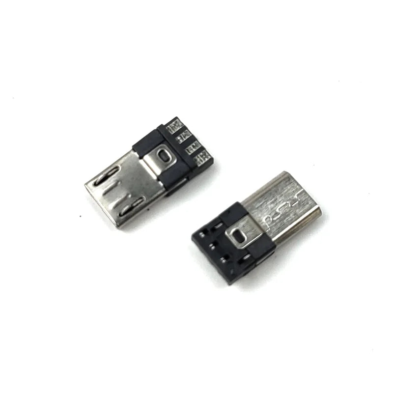20pcs Micro USB 2.0 Male 2p/4p/5Pin USB Connectors USB Connector Port Jack Tail Sockect Plug Terminal Peaceful Pleasures Health and Wellness Type2
