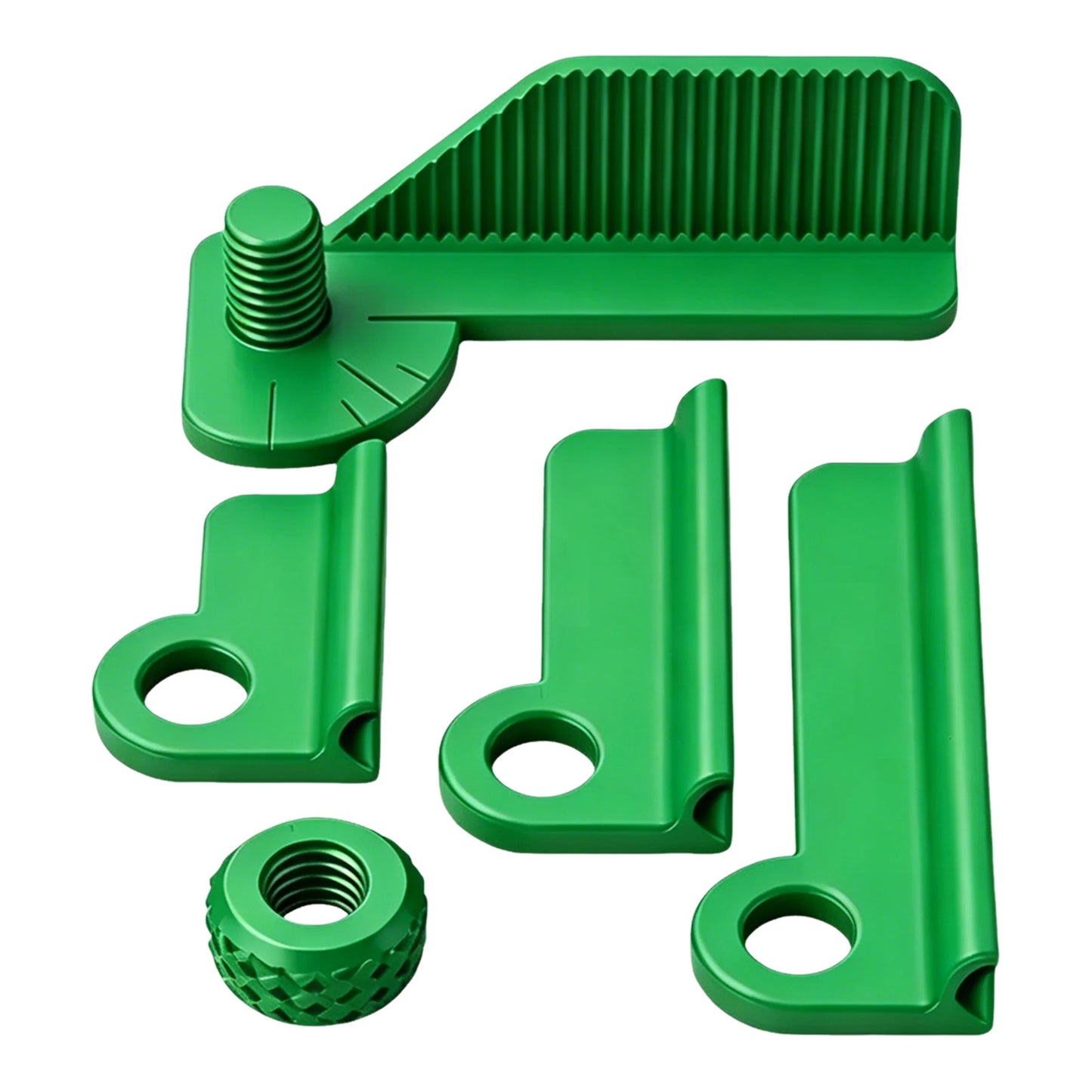 Handheld Drill Locator 0/30/45/60/90 Degree Precise Positioning 5 Angle Adjustable Drilling Guide 3D Printed for Woodworkers Peaceful Pleasures Health and Wellness Green