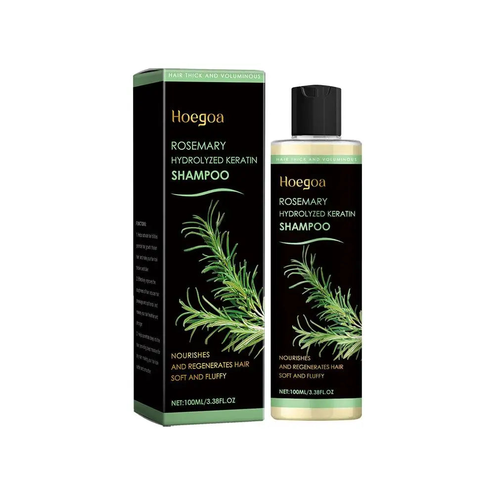 100ML Rosemary Hair Shampoo Volumizing and Thickening Strengthening and Oil Control Nourishes and Repairs Hair Oil Adds Volume Peaceful Pleasures Health and Wellness A Shampoo