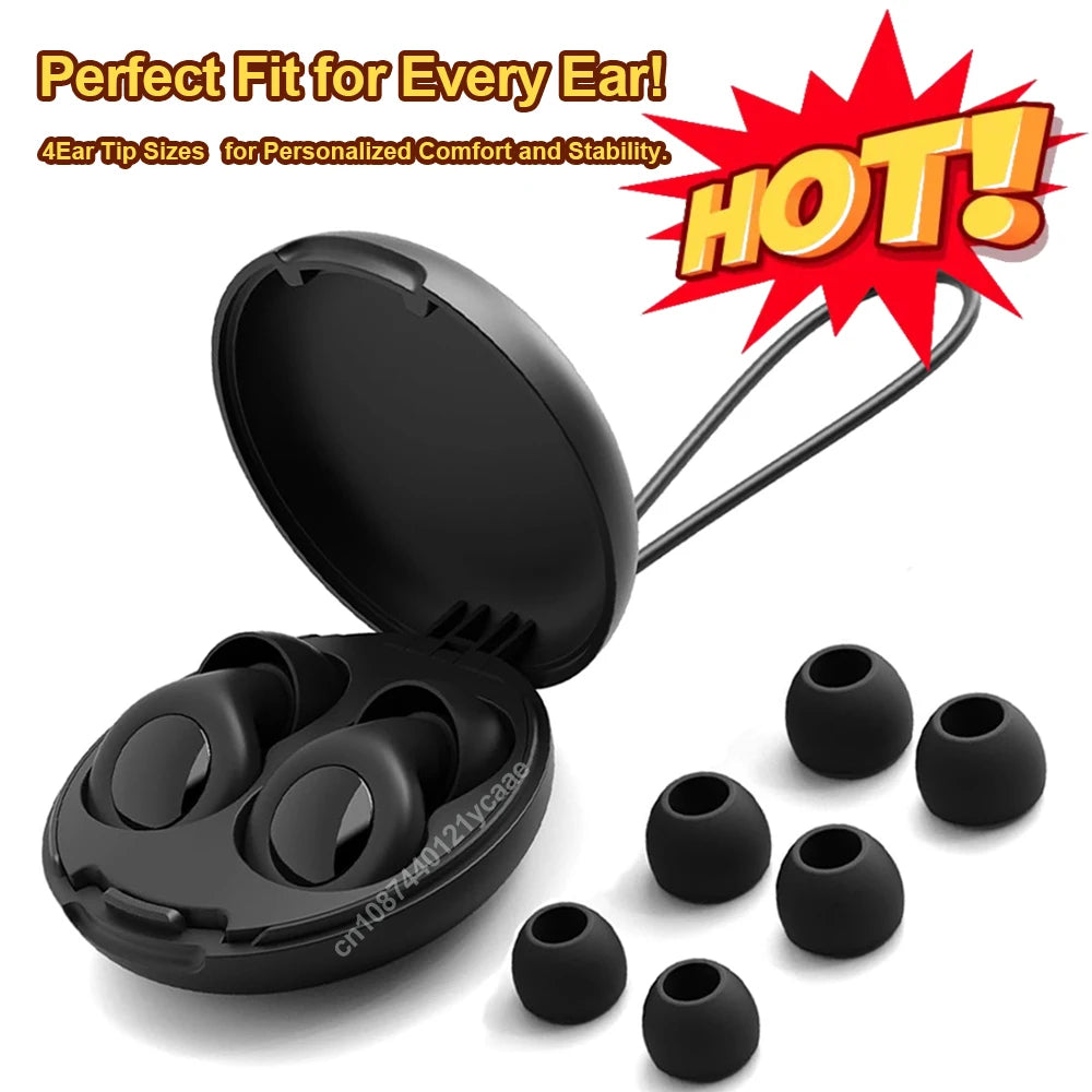 Soft Reusable Ear Plugs for Sleeping, Concerts & Travel