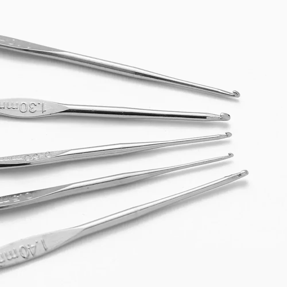 Size 0.5mm-1.9mm Metal Single Head Crochet Hooks Weave Yarn Head Craft Lace Wool Need Tool Crochet for Knitting and Accessories Peaceful Pleasures Health and Wellness