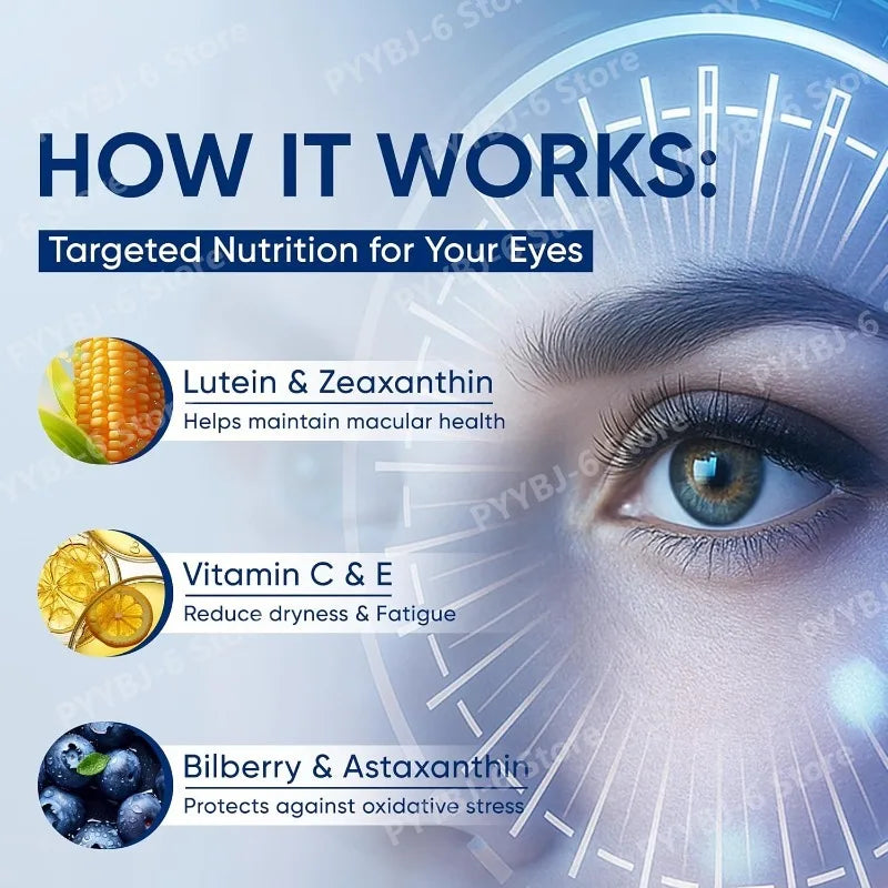 15-in-1 Eye Formula | 20mg Lutein, Zeaxanthin & Astaxanthin