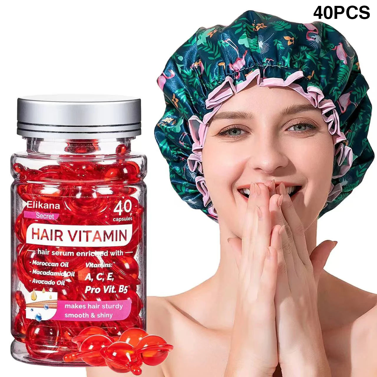 "80PCS/40PCS Avocado & Argan Oil Hair Serum – Repairing, Frizz Control & Shine Boost – For Dry & Damaged Hair" Peaceful Pleasures Health and Wellness