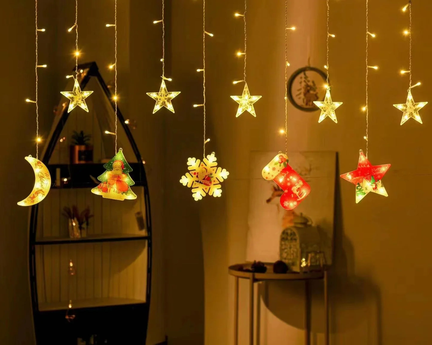 300 LED Curtain String Lights USB | 8 Modes & Remote