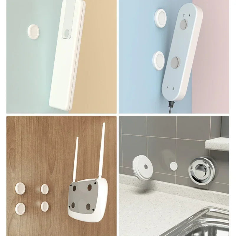 Magnetic Hooks & Storage Box for Fridge – Home Organizer