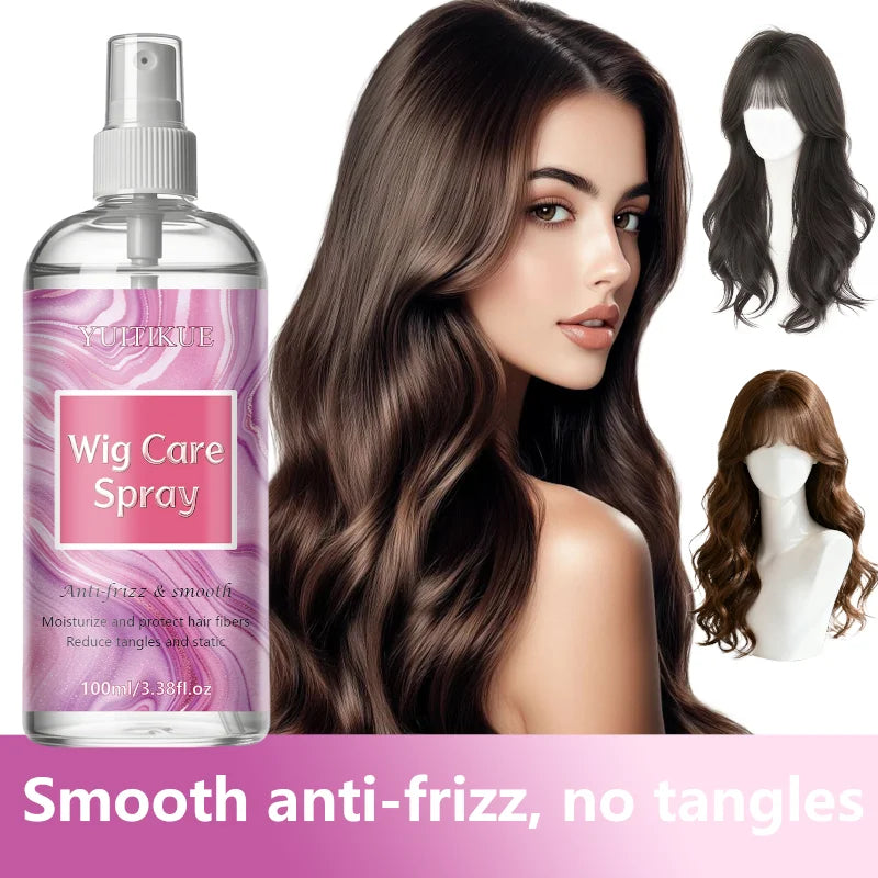 YUITIKUE Wig Care Spray – Anti-Frizz & Anti-Static 100ml