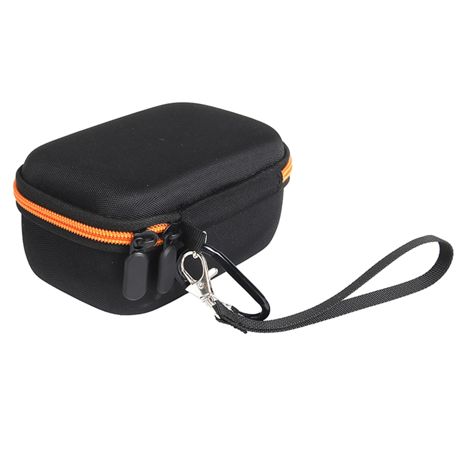Travel Carrying Pouch for JBL GO5 BT Speaker Accessories Protective Storage Case with Lanyard and Carabiner Scratch-Resistant Peaceful Pleasures Health and Wellness Black Orange