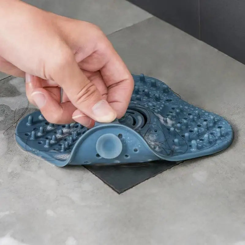 Silicone Shower Drain Hair Catcher & Floor Drain Strainer Cover Drain Hair Catcher Peaceful Pleasures Health and Wellness
