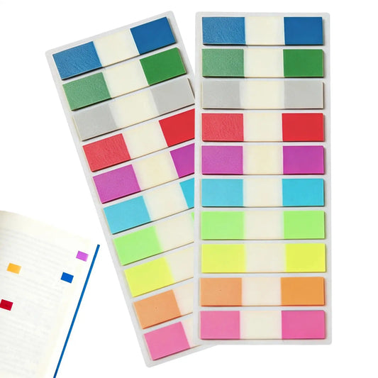 400Pcs Colorful Sticky Index Tabs – Self-Adhesive Page Markers Sticky Index Tabs Oasis Select