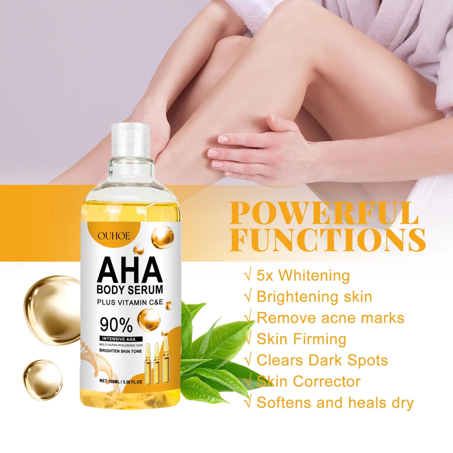 AHA Body & Face Brightening Serum – Spot Corrector 100ml