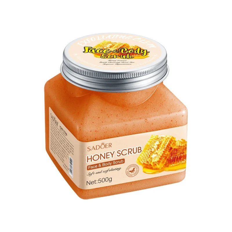 SADOER 500g Honey Extract Exfoliating Body Scrub