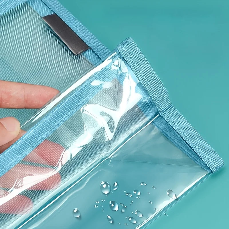 Transparent A4 File Bag – Waterproof Zipper Document Organizer
