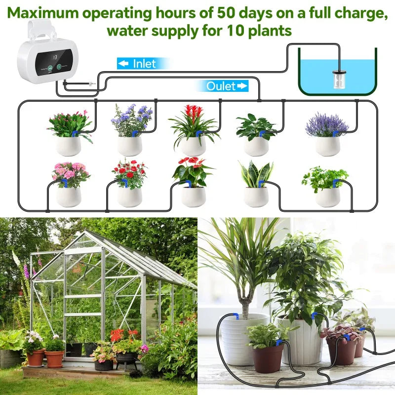 Indoor Automatic Drip Irrigation System – 10 Tips & Timer