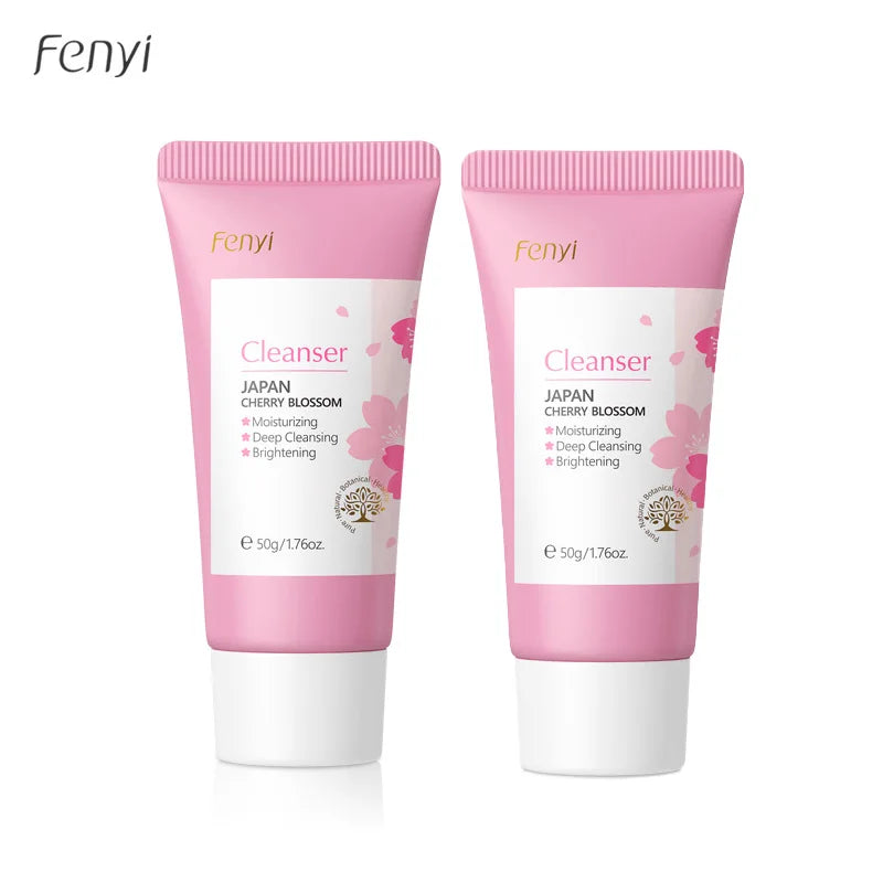Sakura Foam Facial Cleanser – Brightening, Acne & Oil Control