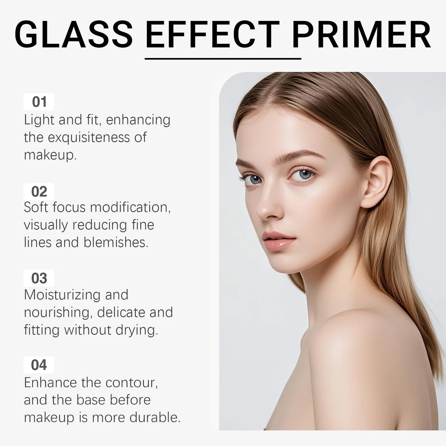 Glowing Pre Makeup Lotion Moisturizing Dry Skin Improve Dullness Brightening Smoothing Lightweight Facial Softening Primer 20g Peaceful Pleasures Health and Wellness