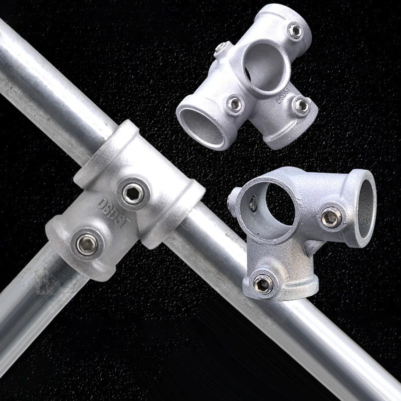 3D Fitting Connection FastenerAluminum Alloy Connector Elbow Tee Base Flat 20/25mm Steel Tube Shelf Parts Peaceful Pleasures Health and Wellness