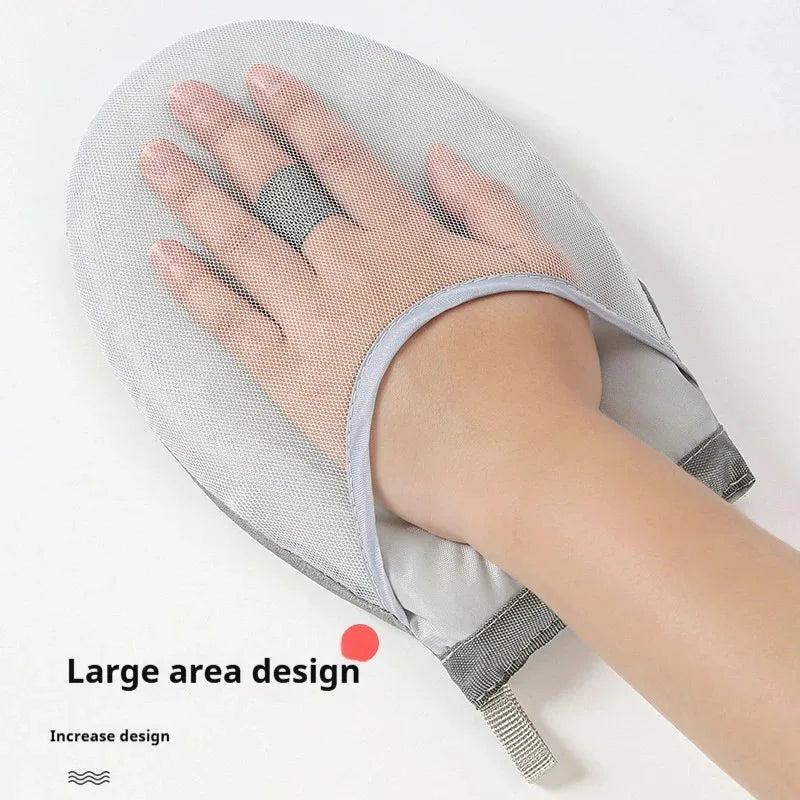 1Pc Fabric Handheld Ironing Board Ironing Board Small Home Ironing Gloves Anti Ironing Household Insulated Handheld Ironing Tray Peaceful Pleasures Health and Wellness