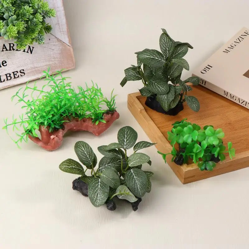 Artificial Driftwood Branch Ornament for Aquarium Fish Tank