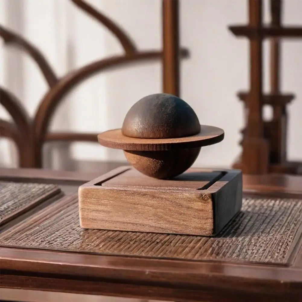Planet Wood Essential Oil Diffuser – Walnut & Beech Decor Gift