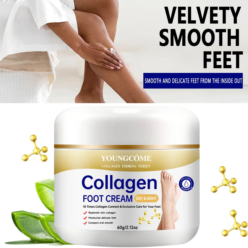 YOUNGCOME Collagen Foot Cream – Heel Repair & Moisturizer 60g