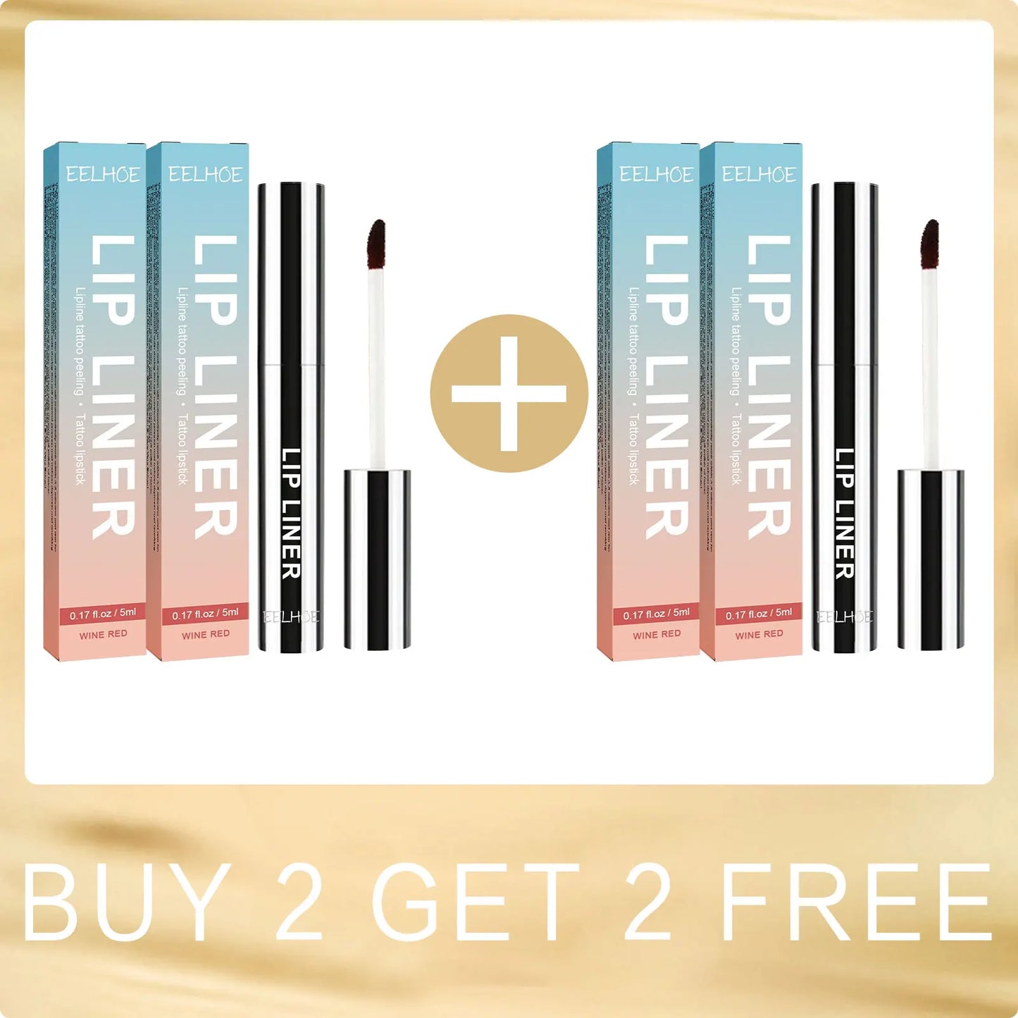 EELHOE Matte Waterproof Peel-Off Lip Liner – Long-Lasting Color