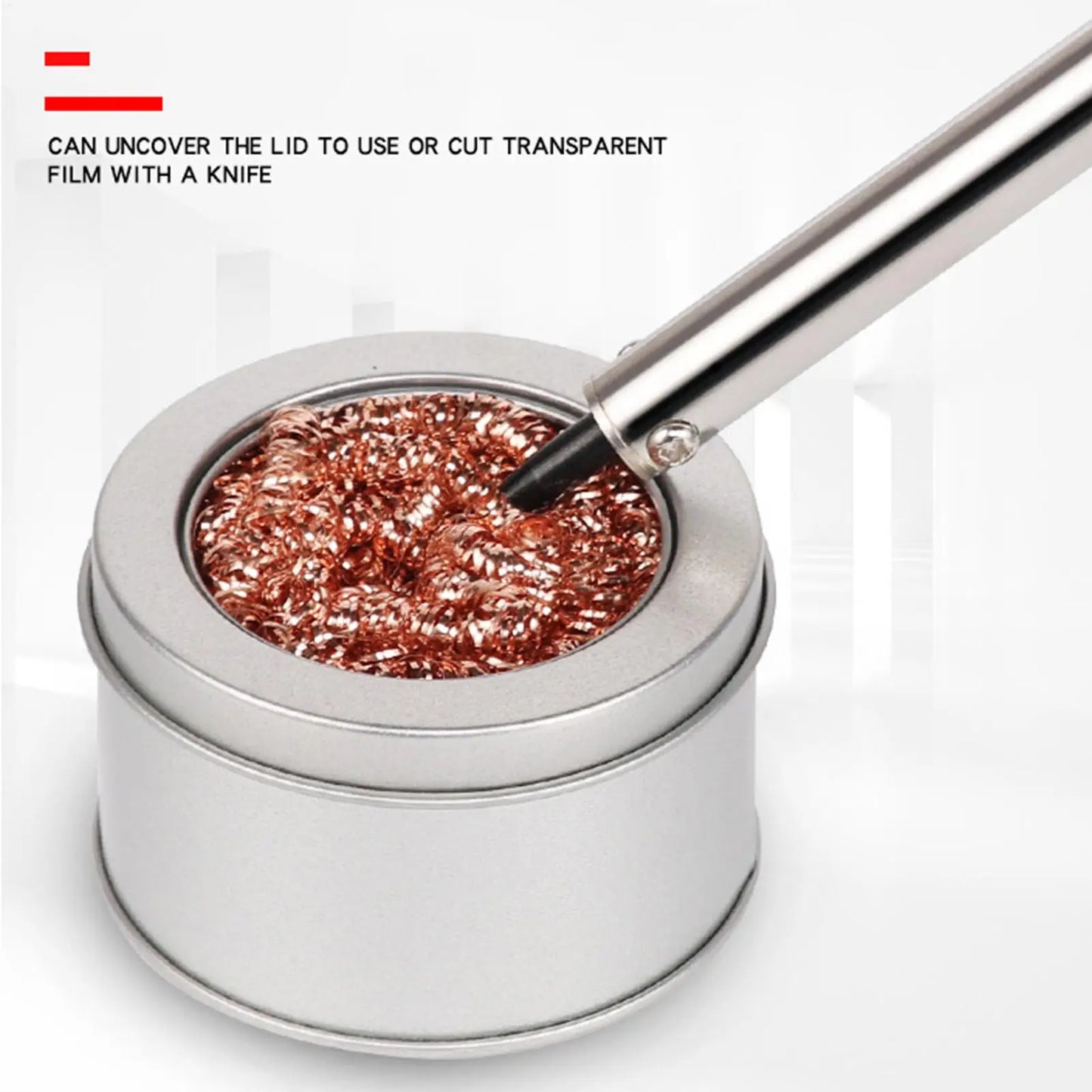 Brass Wire Soldering Tip Cleaner Ball | No-Water Mesh Cleaner