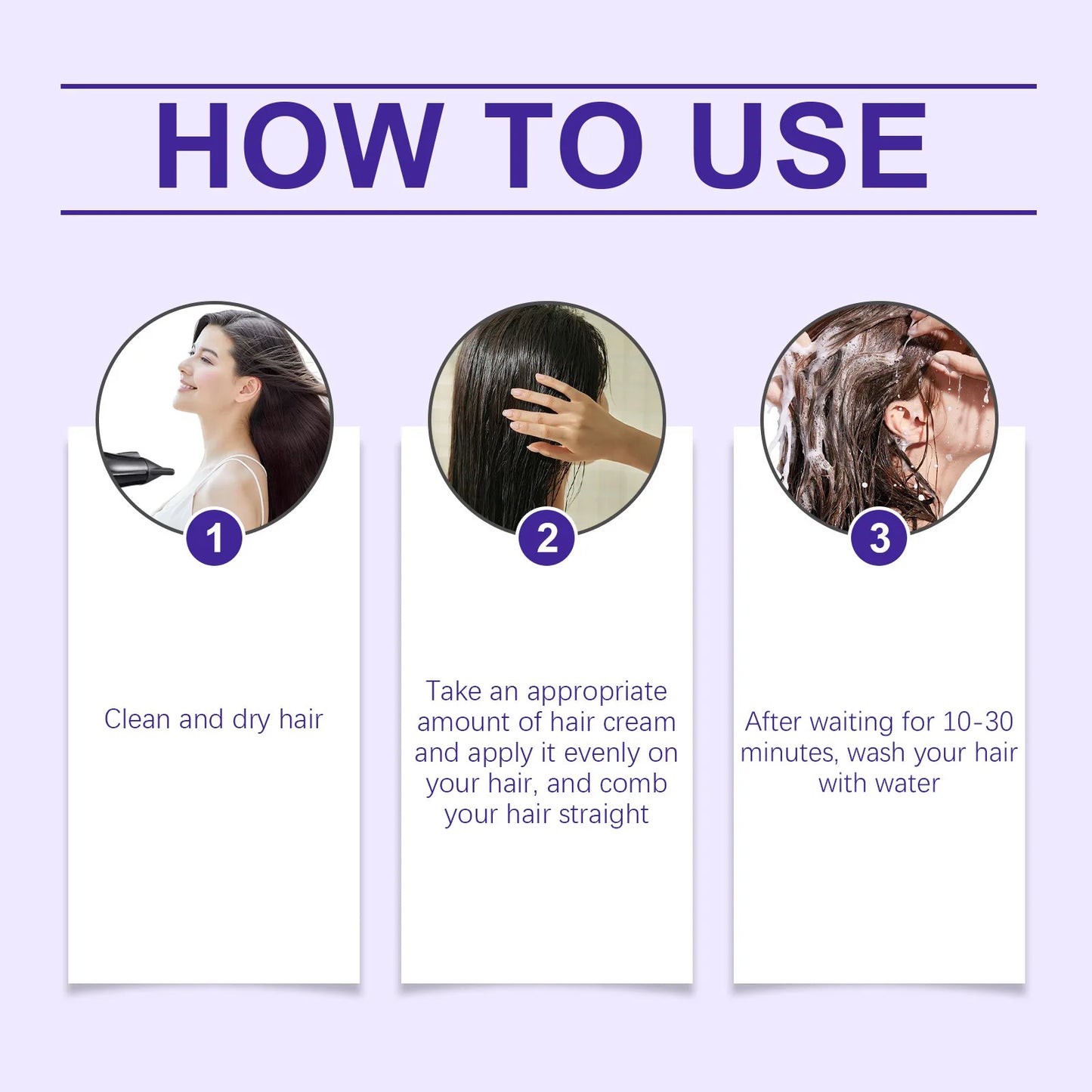 HOEGOA Protein Straightening Cream – Anti-Frizz, Shine & Repair