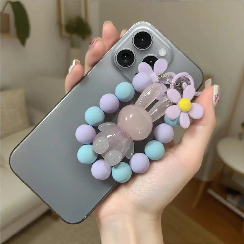 SAM SUGAR Rabbit Keychain Lip Gloss | Mirror Glaze Waterproof