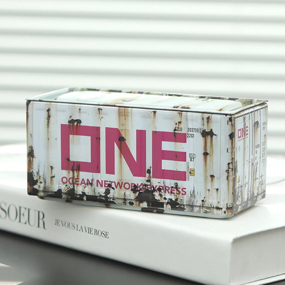 Mini Iron Storage Box Creative Decoration Collect Small Item