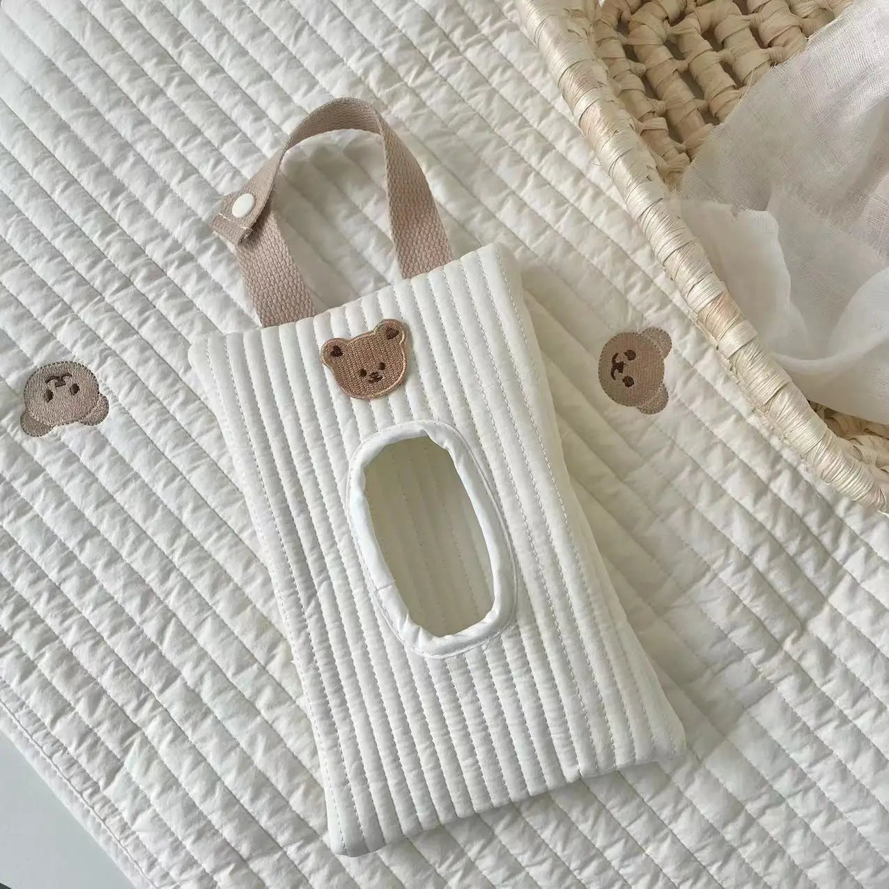 DANIVIVI Baby Stroller Wet Wipes Case & Tissue Box Holder