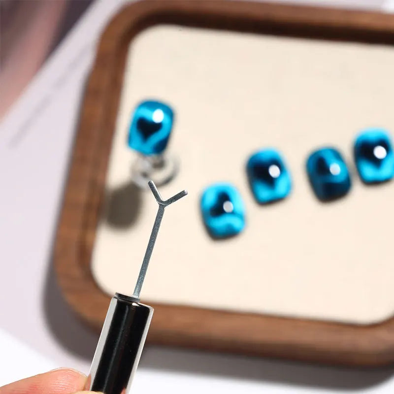 Y-Shape Cat Eye Magnet Wire | 3D Heart Nail Art Tool
