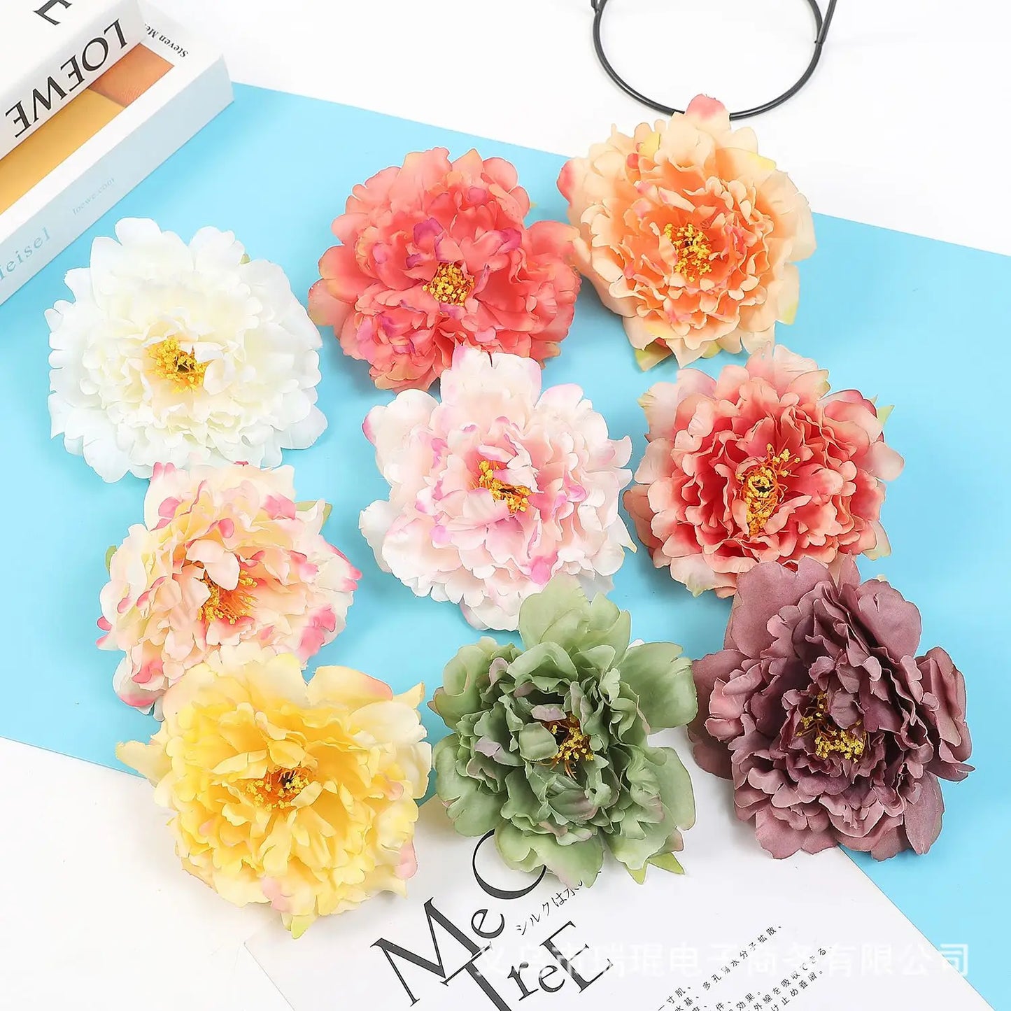 Silk Peony Artificial Flowers 10/20pcs | Wedding & Home Décor