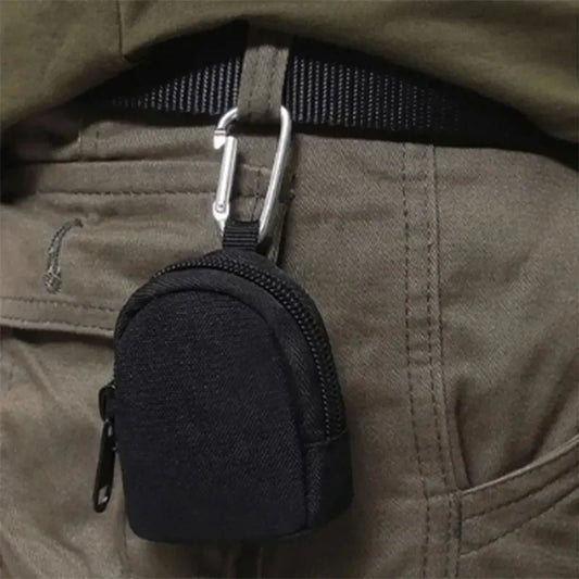 Tactical Key Wallet & Coin Pouch – Compact EDC Polyester Bag Key Wallet Pouch Peaceful Pleasures Health and Wellness