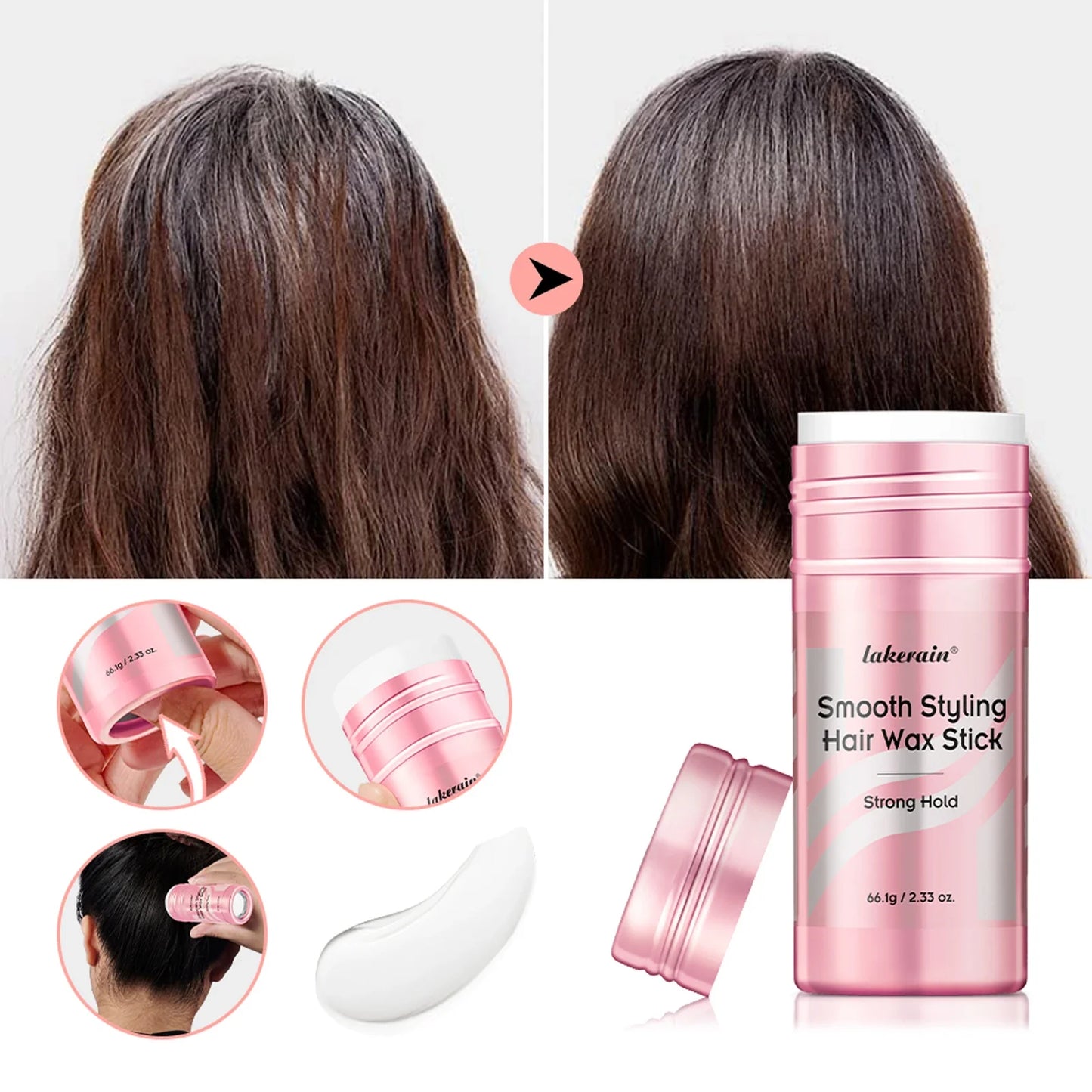 Hair Wax Stick for Women – Anti-Frizz Smoothing Pomade